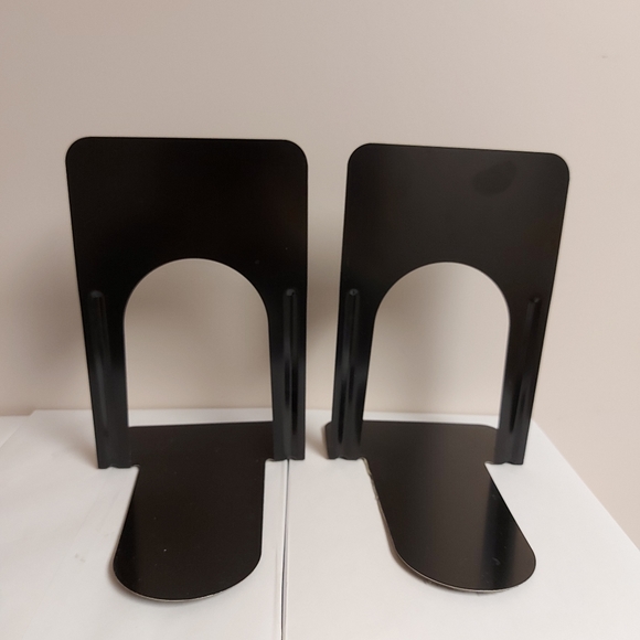 Stainless Steel Office Bookends - Picture 2 of 5